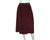 Vintage 70s John Warden Skirt Suit Burgundy Cordoroy Size M - Poppy's Vintage Clothing