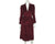 Vintage 70s John Warden Skirt Suit Burgundy Cordoroy Size M - Poppy's Vintage Clothing