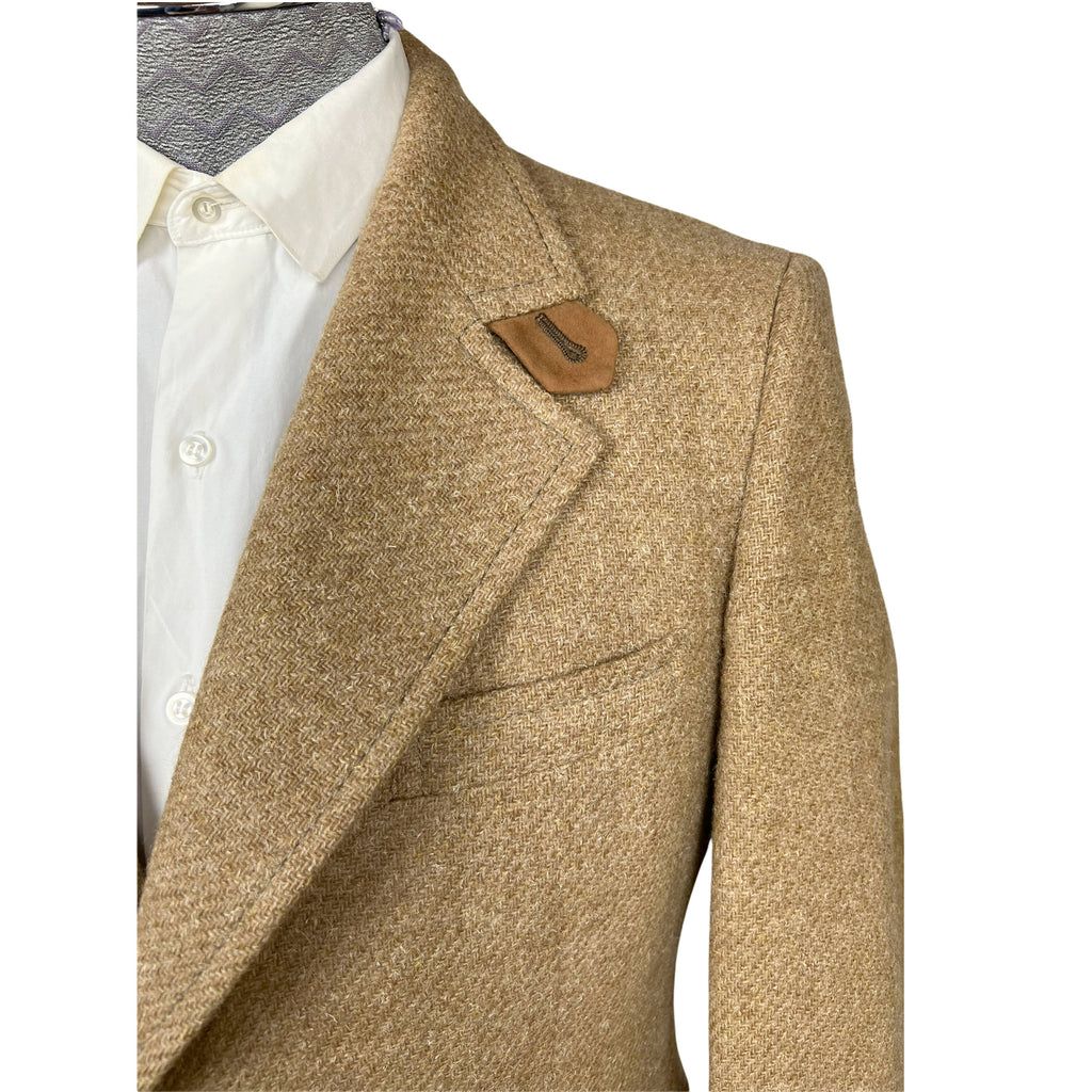 Vintage 1970s Johnny Carson Sport Coat Tweed Jacket 40 Short