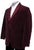 Vintage 70s Maroon Velvet Smoking Jacket by Bespoke Tailor Savile Row - Poppy's Vintage Clothing