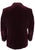 Vintage 70s Maroon Velvet Smoking Jacket by Bespoke Tailor Savile Row - Poppy's Vintage Clothing