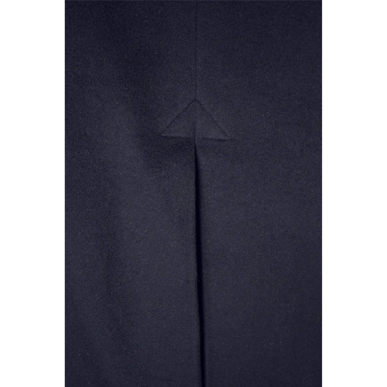 Vintage Mens 100% Cashmere Coat Navy Trench Overcoat Size 44 - Poppy's Vintage Clothing