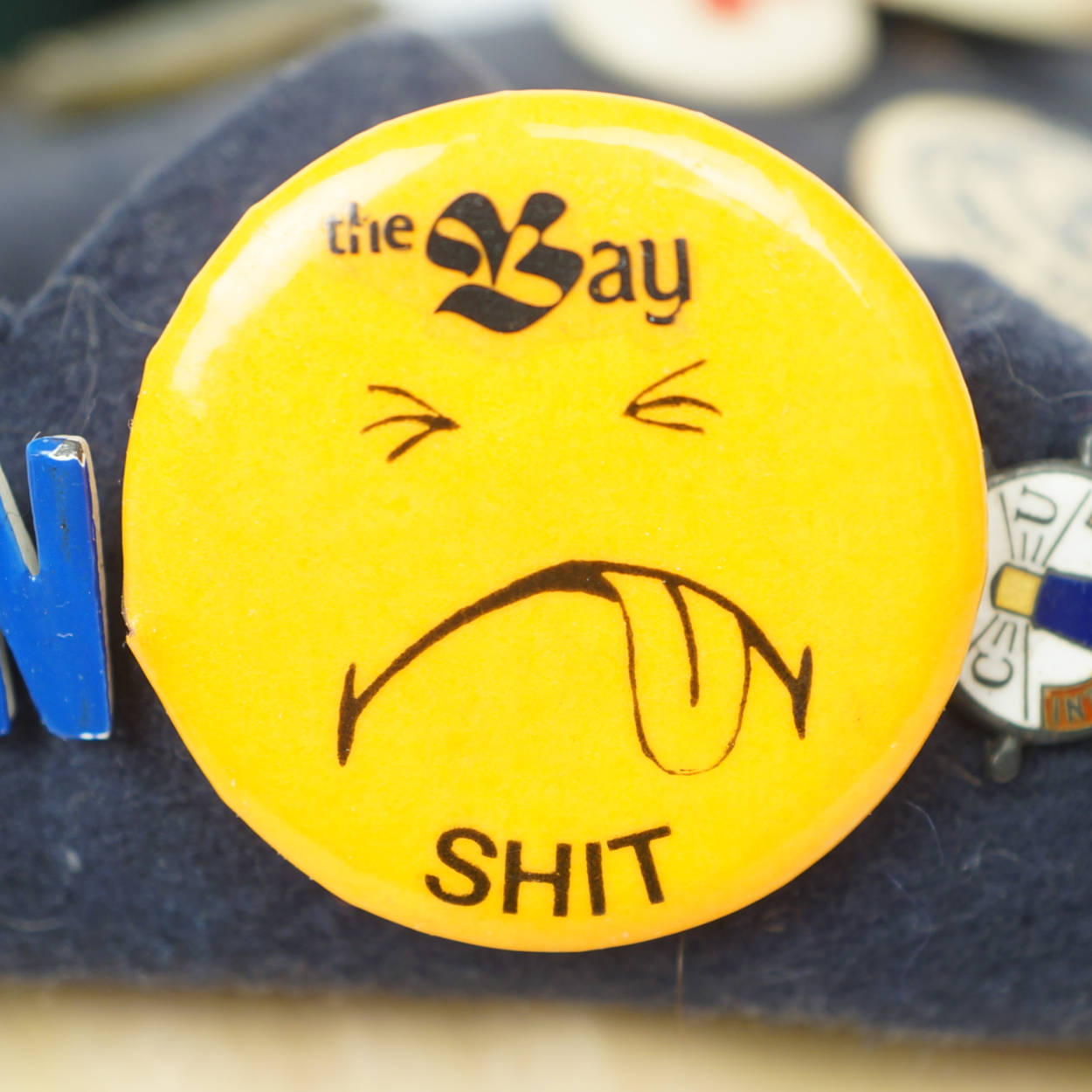 Vintage 40s Jughead Hat Whoopee Cap WWII Pinbacks - Poppy's Vintage Clothing