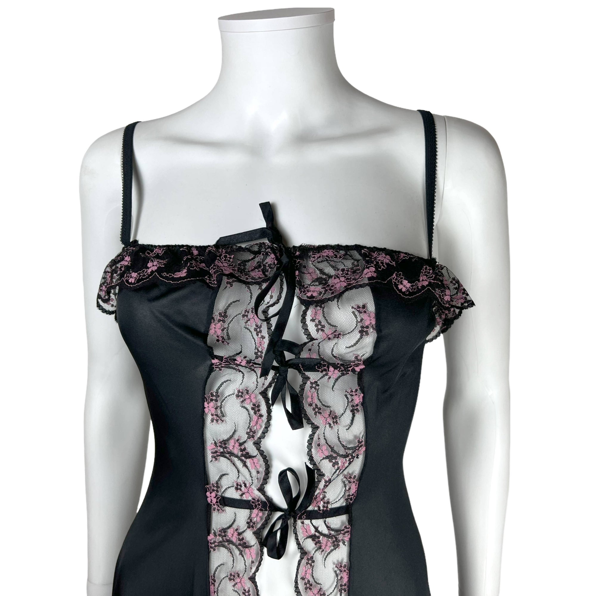 NOS 1970s Vintage Nightgown w Matching Panties Sexy Size M