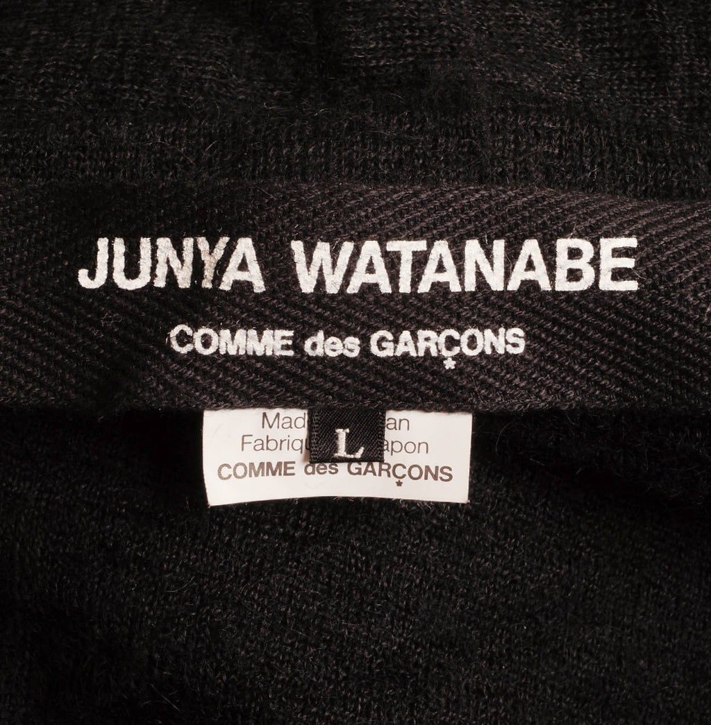 Junya Watanabe Comme des Garcons Black Cocoon Sweater - Poppy's Vintage Clothing