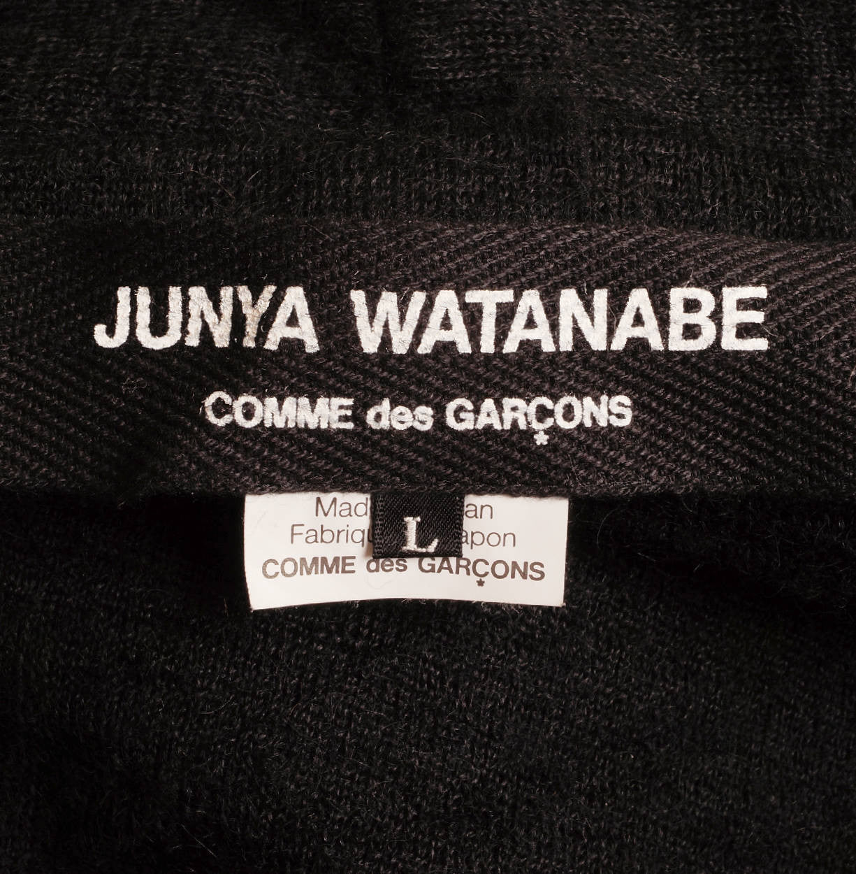 Junya Watanabe Comme des Garcons Black Cocoon Sweater - Poppy's Vintage Clothing