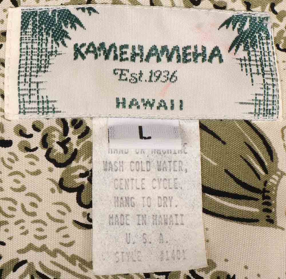 Vintage 70s Hawaiian Shirt by Kamehameha w Hula Print - L - Poppy's Vintage Clothing