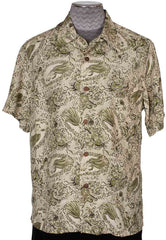 Vintage 70s Hawaiian Shirt by Kamehameha w Hula Print - L - Poppy's Vintage Clothing