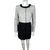 Karl Lagerfeld Dress Black and White Tweed Size 2