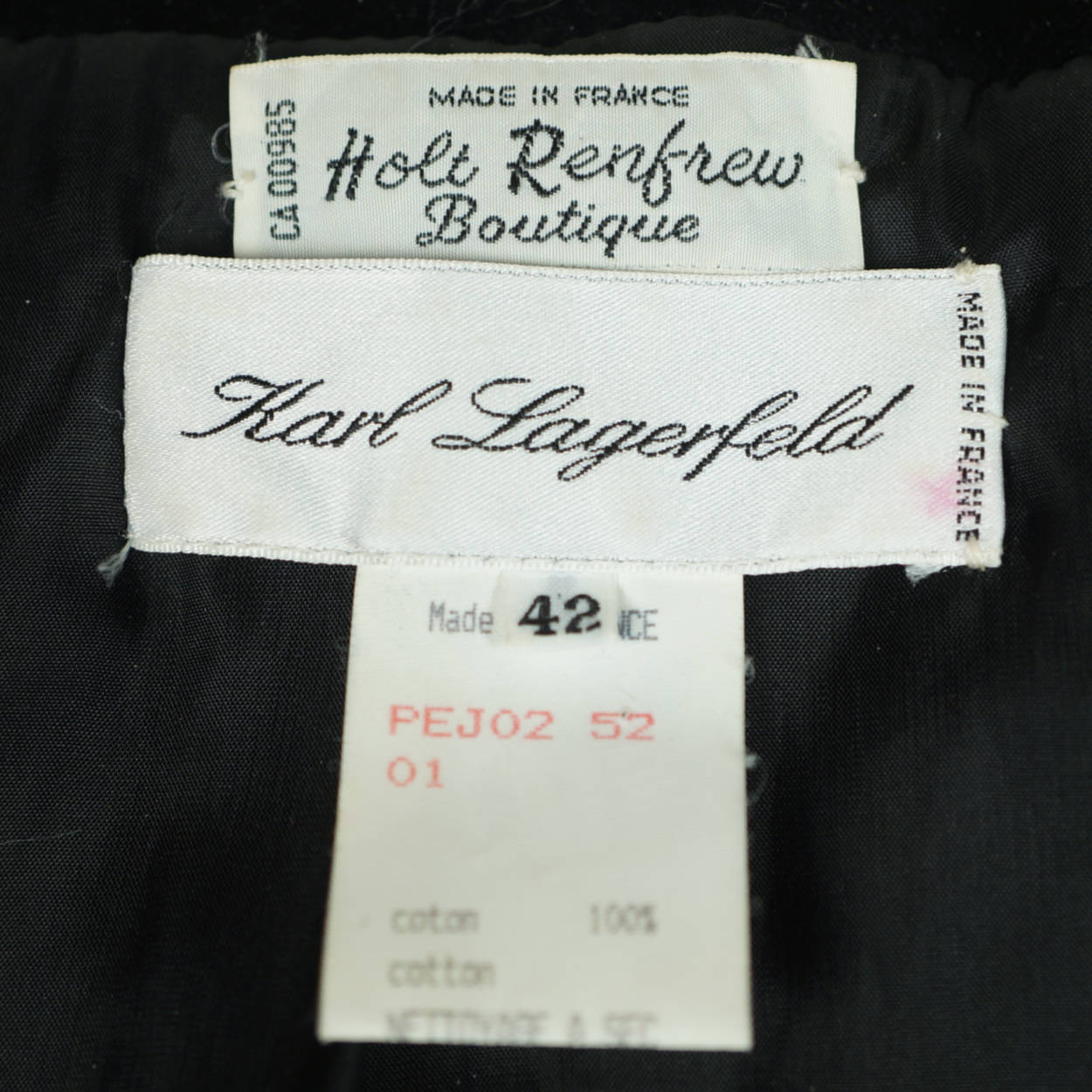 Vintage 80s Karl Lagerfeld Goldwork Black Velvet Jacket M 42 - Poppy's Vintage Clothing