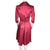 Vintage 1950s Pink Silk Dress Kate Newman Gowns Montreal M