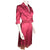 Vintage 1950s Pink Silk Dress Kate Newman Gowns Montreal M