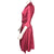 Vintage 1950s Pink Silk Dress Kate Newman Gowns Montreal M