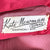 Vintage 1950s Pink Silk Dress Kate Newman Gowns Montreal M