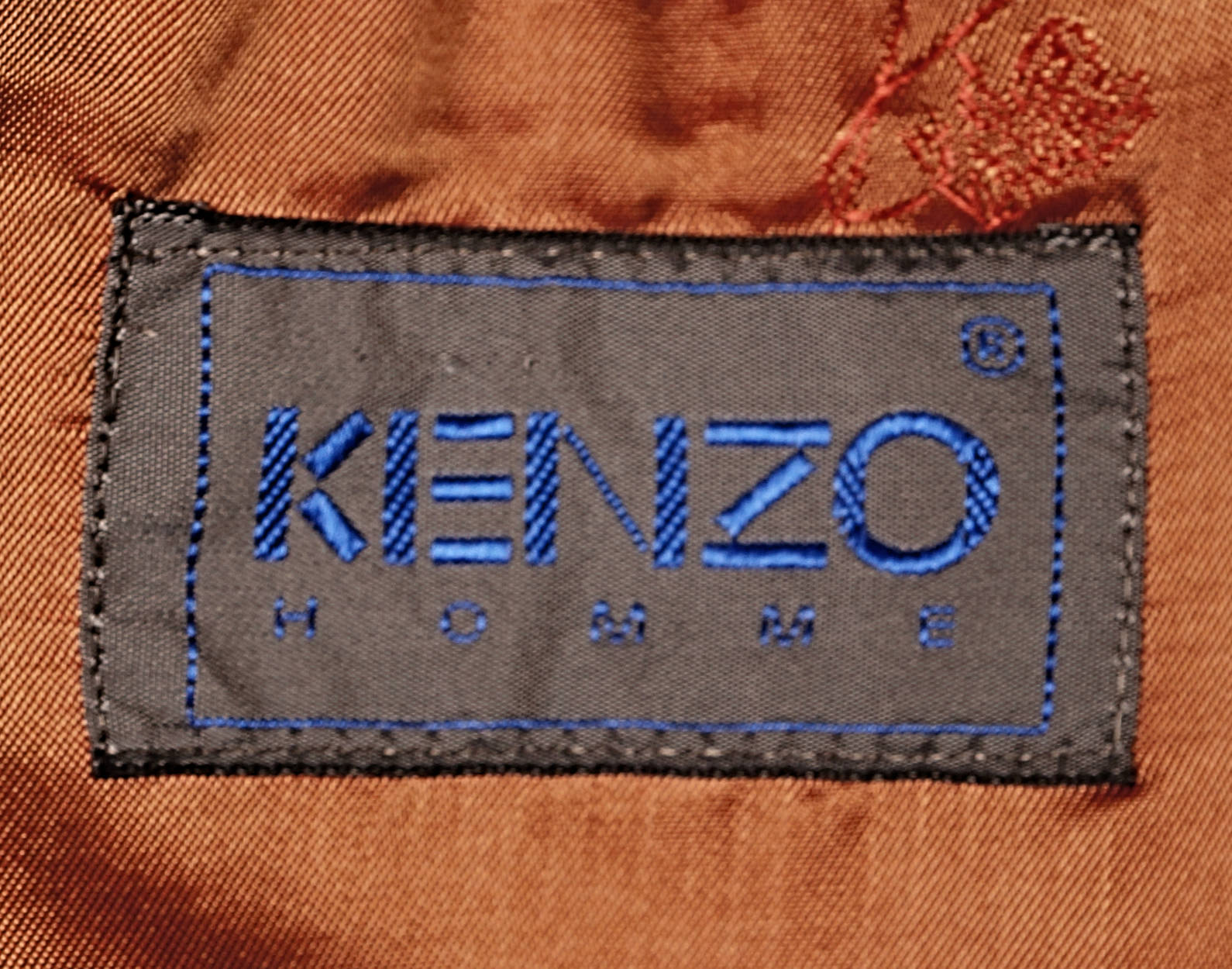 Vintage 1980s Kenzo Mens Jacket Pink Silk and Wool Size M L Made in France - Poppy's Vintage Clothing