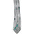 Vintage 1950s Necktie Woven Silk Peacock Feather Pattern Tie Keynote - Poppy's Vintage Clothing