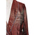 Vintage Mens Dressing Gown Two Tone Woven Satin Robe Khanel Oustaz Egypt Size L XL - Poppy's Vintage Clothing