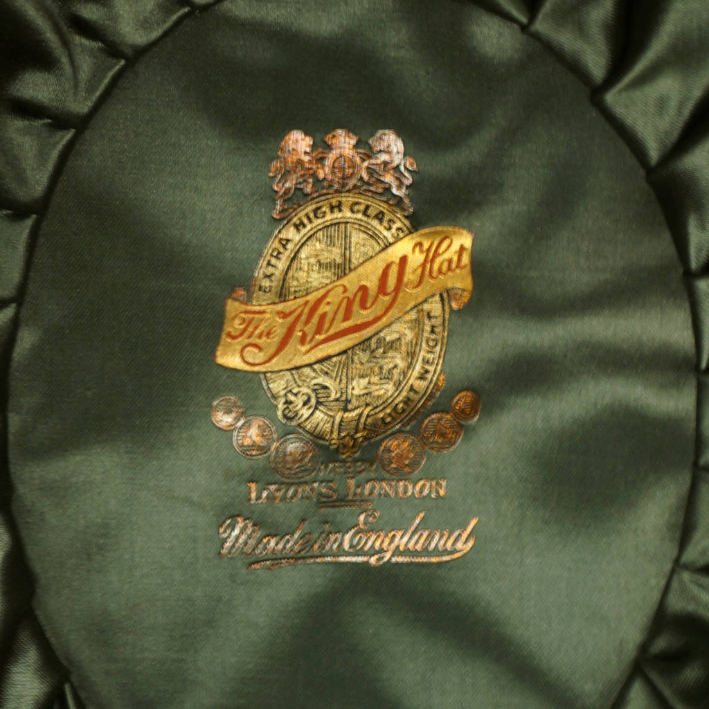 Vintage Mens English Bowler by Lyons London Black Derby The King Hat Size 7 - Poppy's Vintage Clothing