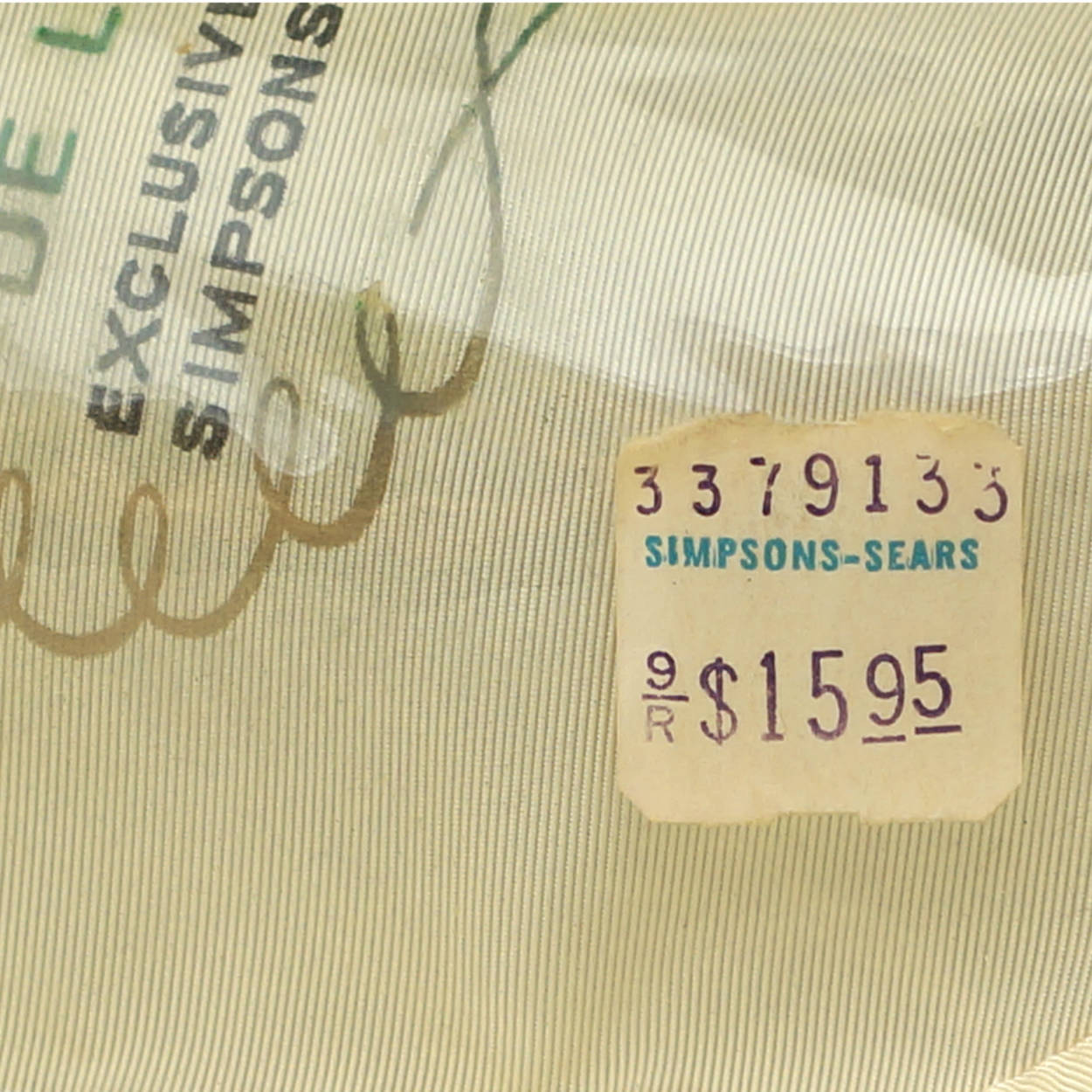 Vintage 1960s Kingsway Trilby Fedora Hat Green Fur Felt Simpsons Sears Sz 7 1/8 - Poppy's Vintage Clothing