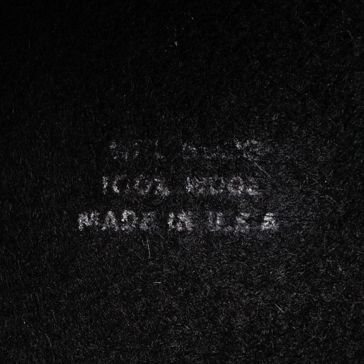 Vintage Kokin New York Bucket Hat Brown Curly Wool w Black Velvet Ladies Size M - Poppy's Vintage Clothing