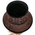 Vintage Kokin New York Bucket Hat Brown Curly Wool w Black Velvet Ladies Size M - Poppy's Vintage Clothing