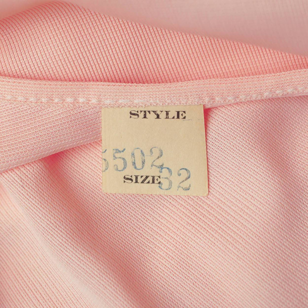 Vintage 1930s Unused Slip Pink Rayon Lingerie with Original Label La Deesse S 32 - Poppy's Vintage Clothing