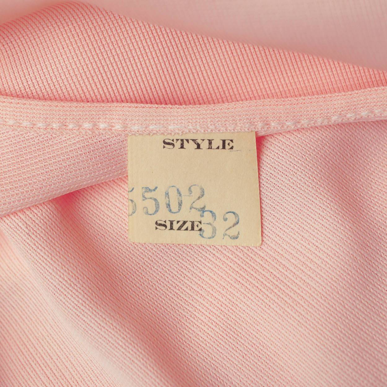 Vintage 1930s Unused Slip Pink Rayon Lingerie with Original Label La Deesse S 32 - Poppy's Vintage Clothing