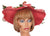 1940s Vintage Wide Brim Hat by Laddie Northridge - Pink Straw - Poppy's Vintage Clothing