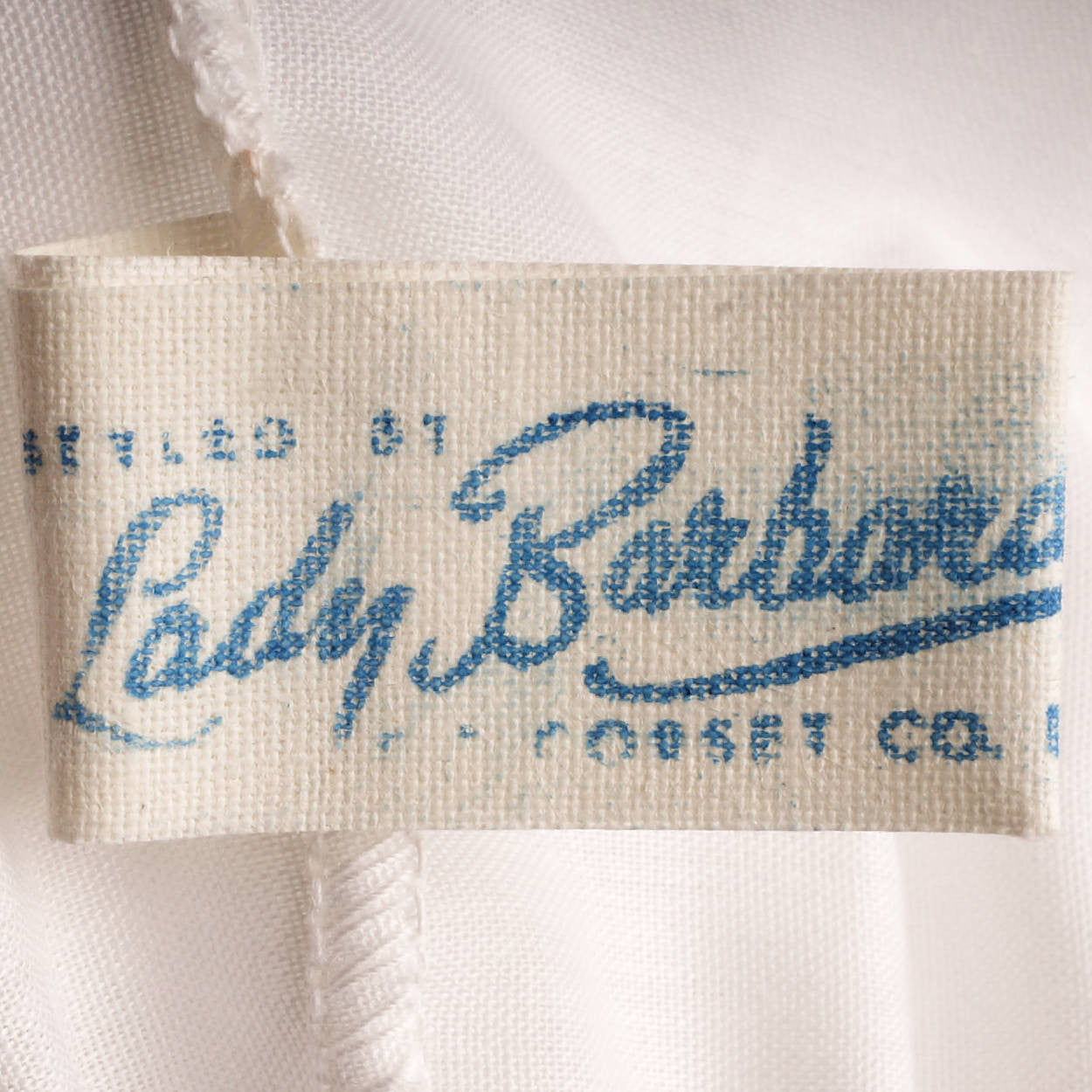 Vintage 60s Embroidered Half Slip for Mini Skirt by Lady Barbara Corset Unused NOS - Poppy's Vintage Clothing