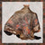 20s Vintage Shawl in Art Deco Gold Lame Floral Pattern w/ Black Tassels - Poppy's Vintage Clothing