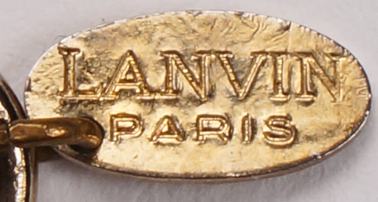 Modernist Pendant Necklace by Lanvin Paris Vintage 1960s - Poppy's Vintage Clothing