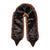 Vintage 1950s Silver Fox Fur Stole Large Shoulder Wrap with Heads 79” x 10.5” - Poppy's Vintage Clothing