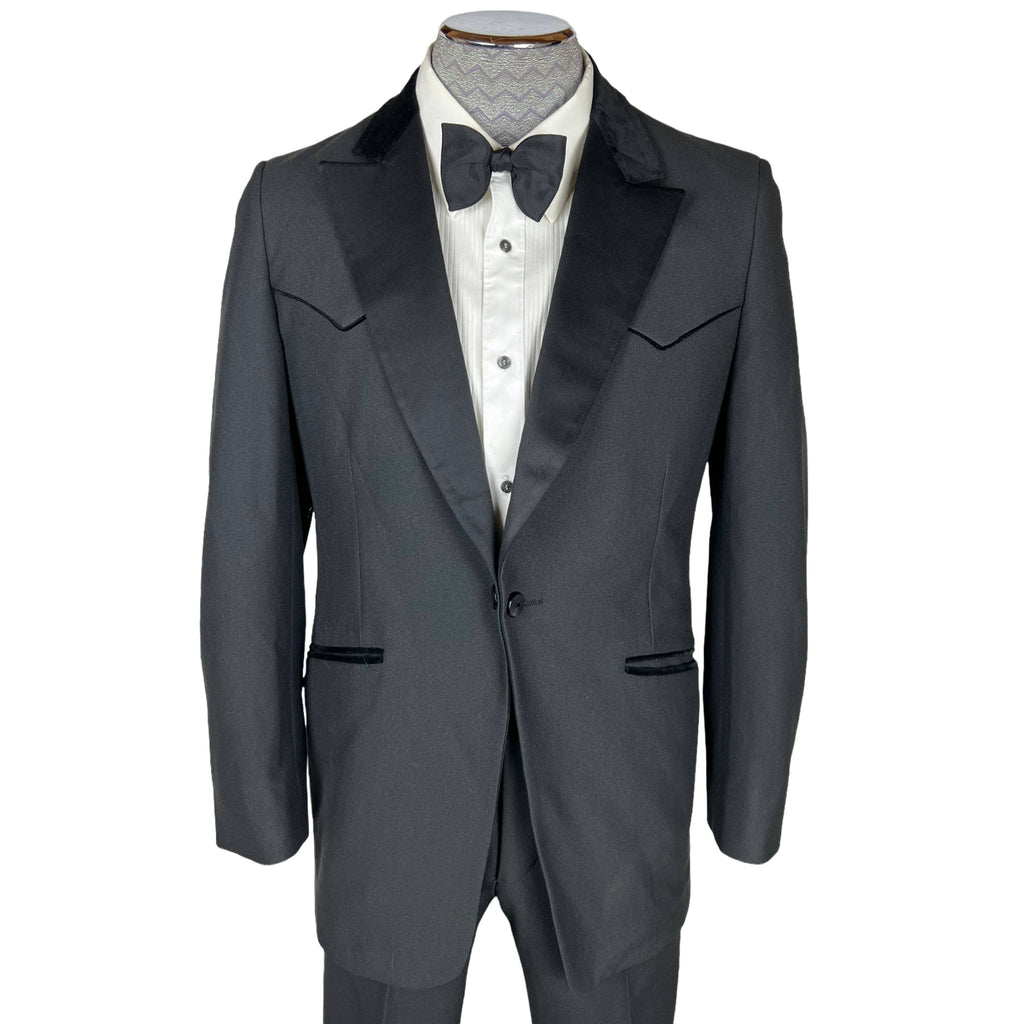 Vintage Western Tuxedo Larry Mahans Cowboy Collection Sz 40