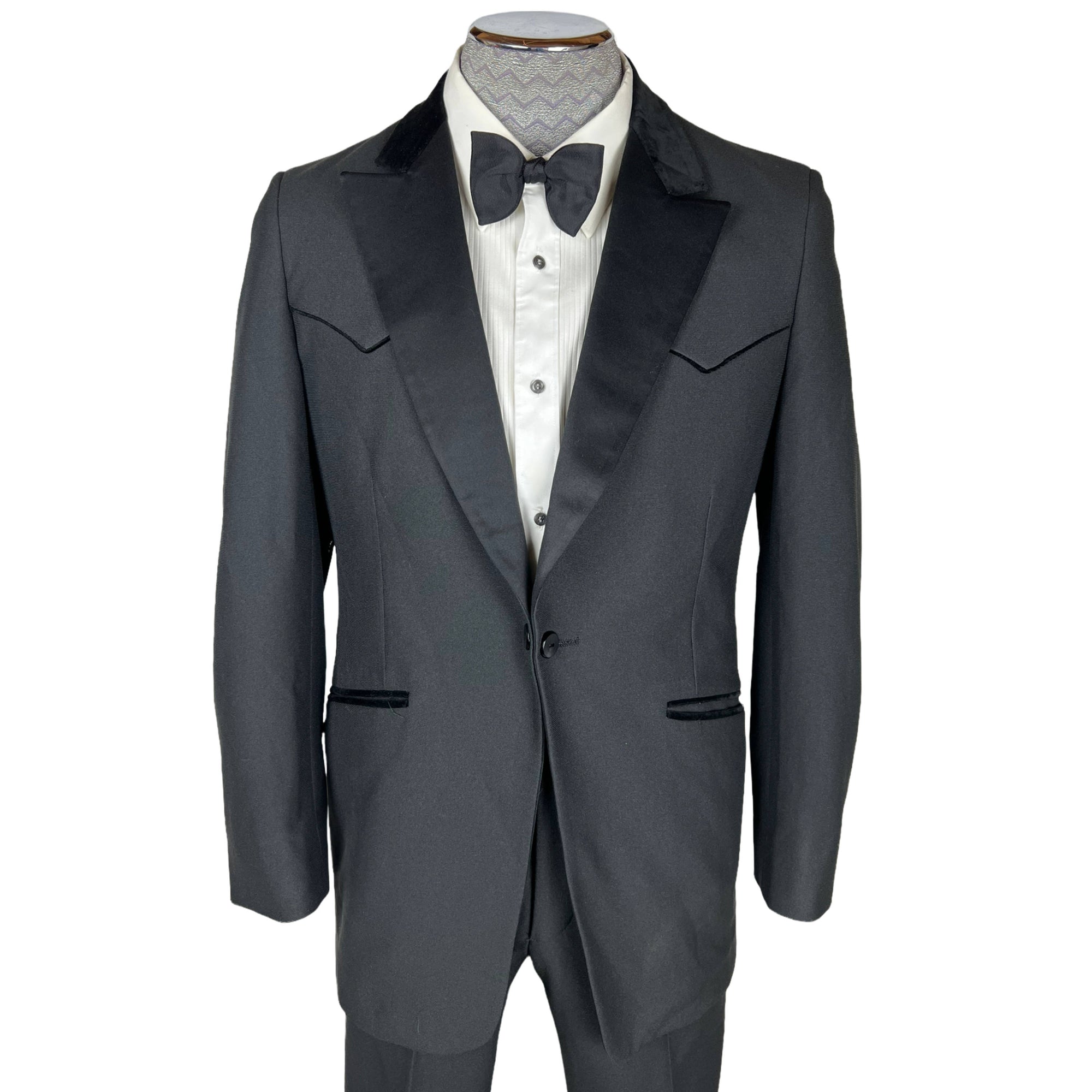 Vintage Western Tuxedo Larry Mahans Cowboy Collection Sz 40