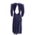 Vintage 1980s Laura Ashley Dress Purple Velvet Size 12