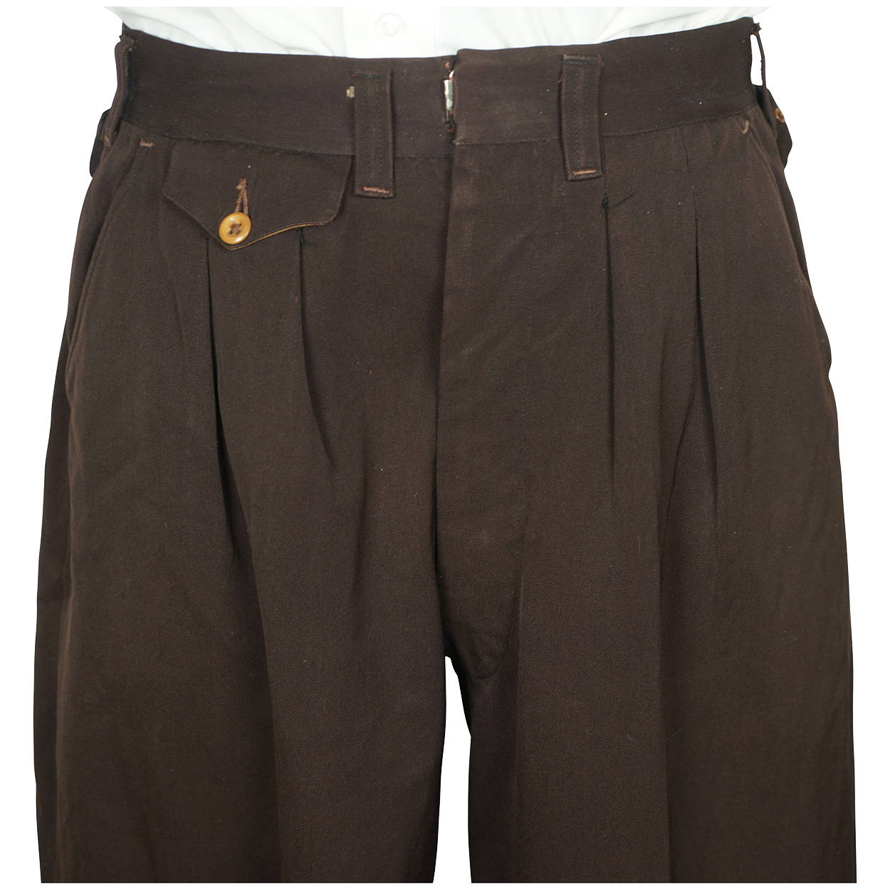 Vintage 1930s Ski Suit Laurentian Cloth Canadian Skiing Mens Size M - Poppy's Vintage Clothing