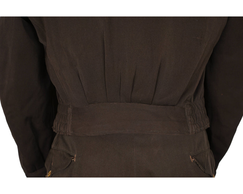 Vintage 1930s Ski Suit Laurentian Cloth Canadian Skiing Mens Size M - Poppy's Vintage Clothing