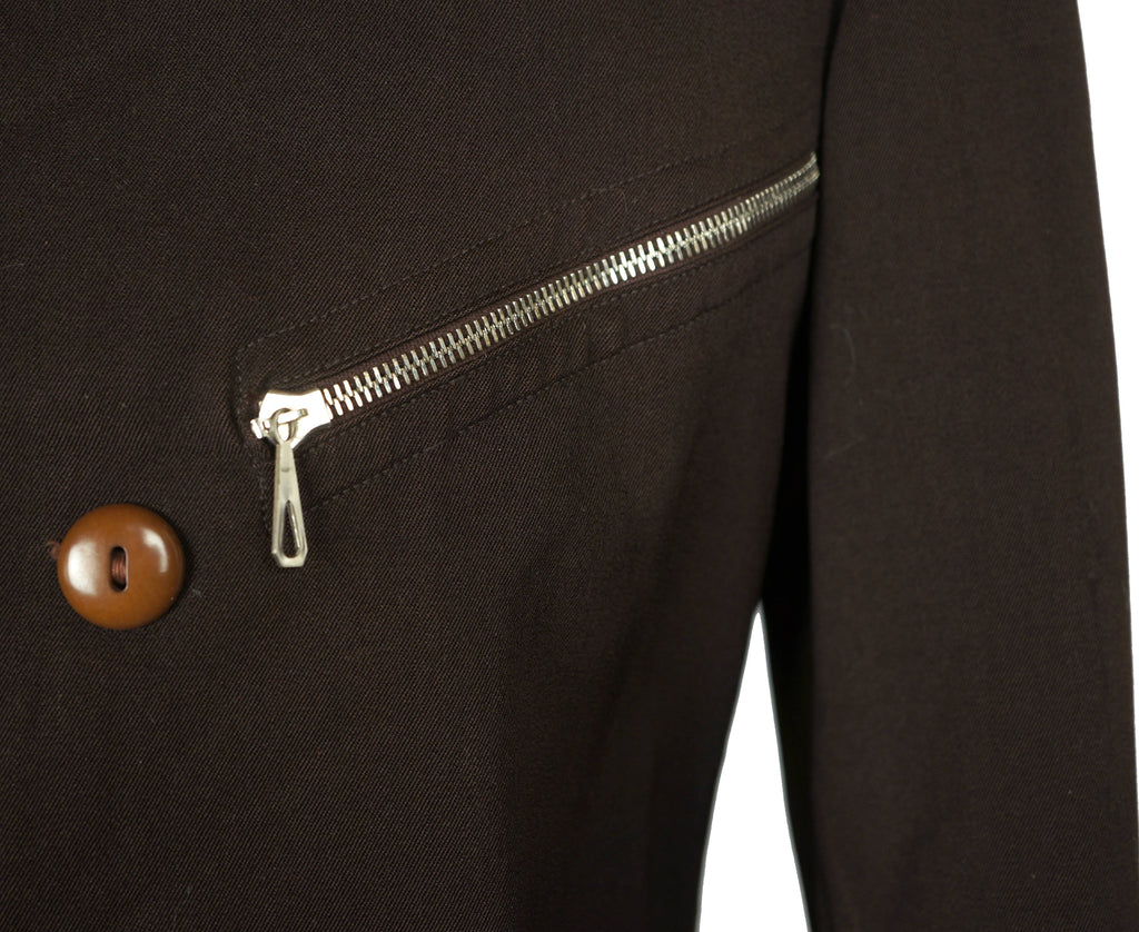 Vintage 1930s Ski Suit Laurentian Cloth Canadian Skiing Mens Size M - Poppy's Vintage Clothing