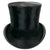 Antique Silk Top Hat w Leather Case 19th c French Size 7
