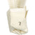 Vintage 1960s Gloves White Lattice Leather Unused Size 6 1/2 - Poppy's Vintage Clothing