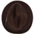Vintage Lee Fedora Hat Brown Plush Fur Felt Mens Hat Size Medium 7 - Poppy's Vintage Clothing