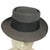 Vintage Pork Pie Hat 1940s 50s Flat Top Fedora Lee Fifth Avenue 7 1/8 - Poppy's Vintage Clothing