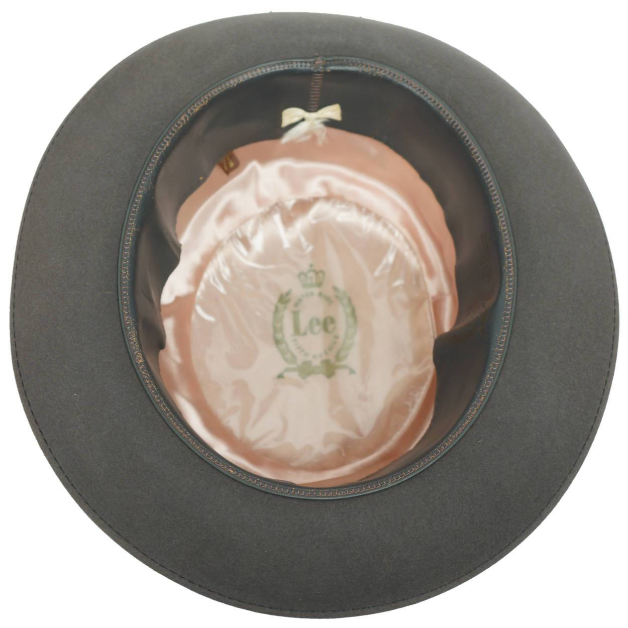 Vintage Pork Pie Hat 1940s 50s Flat Top Fedora Lee Fifth Avenue 7 1/8 - Poppy's Vintage Clothing