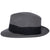 Vintage Mens Lee Fedora Hat Grey Fur Felt Beaver Finish Size Medium 7 1/8 - Poppy's Vintage Clothing