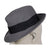 Vintage Mens Lee Fedora Hat Grey Fur Felt Beaver Finish Size Medium 7 1/8 - Poppy's Vintage Clothing