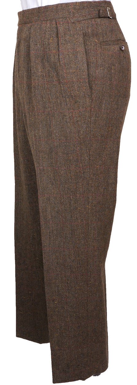 Vintage 1970s Bespoke Tweed Suit Lesley and Roberts London Tweed Run - Poppy's Vintage Clothing