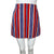 Vintage 1960s Mini Skirt Striped Less Than Nothing Boston