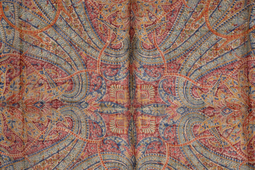 Vintage Liberty of London Silk Chiffon Scarf Paisley Pattern 1940s Cloth Label - Poppy's Vintage Clothing