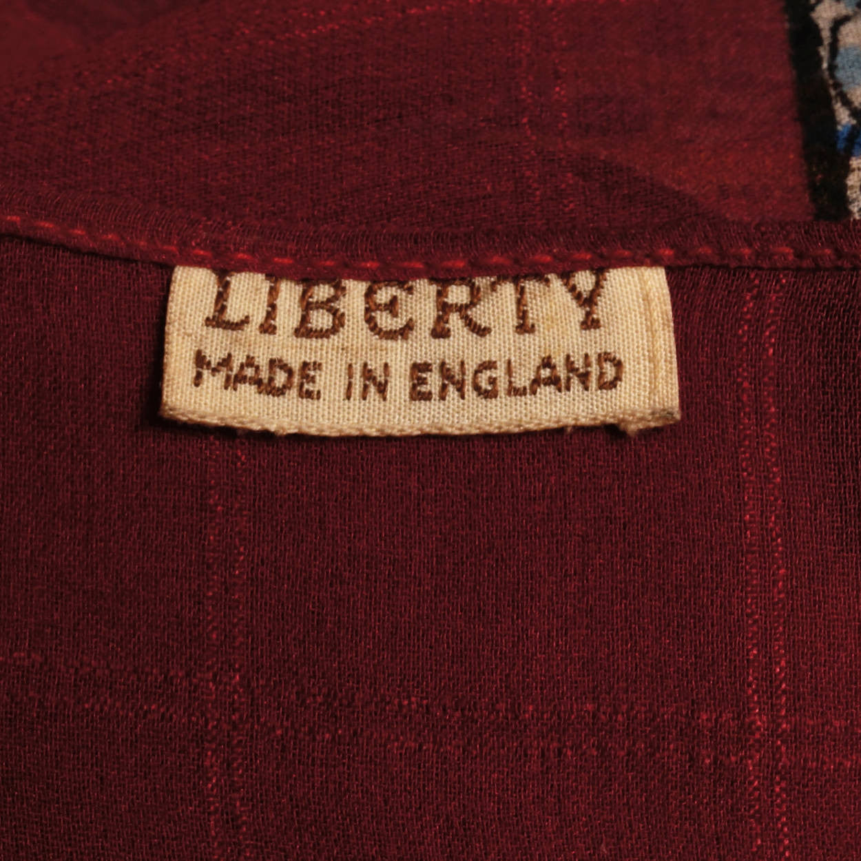 Vintage Liberty of London Silk Chiffon Scarf Paisley Pattern 1940s Cloth Label - Poppy's Vintage Clothing