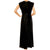 Vintage 1970s Lillie Rubin Black Velvet Evening Gown Dress Collection 700 Size M - Poppy's Vintage Clothing